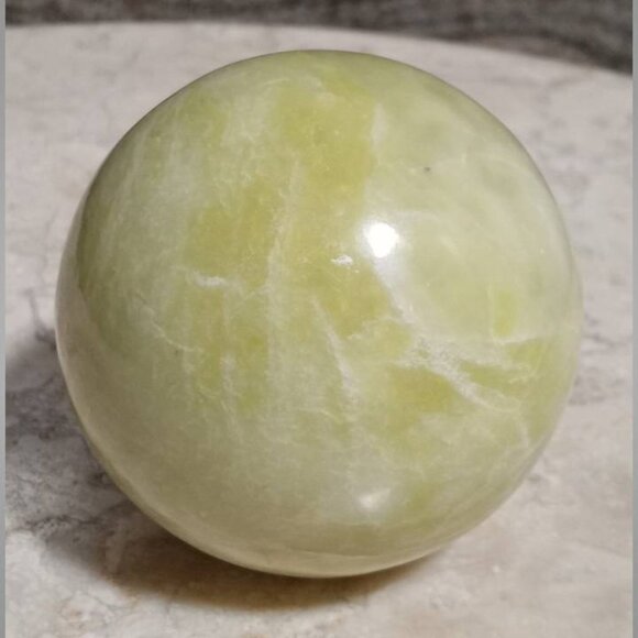 56mm serpentine sphere 01 clarity focus problem solving CHAKRA 112625 - Picture 3 of 6